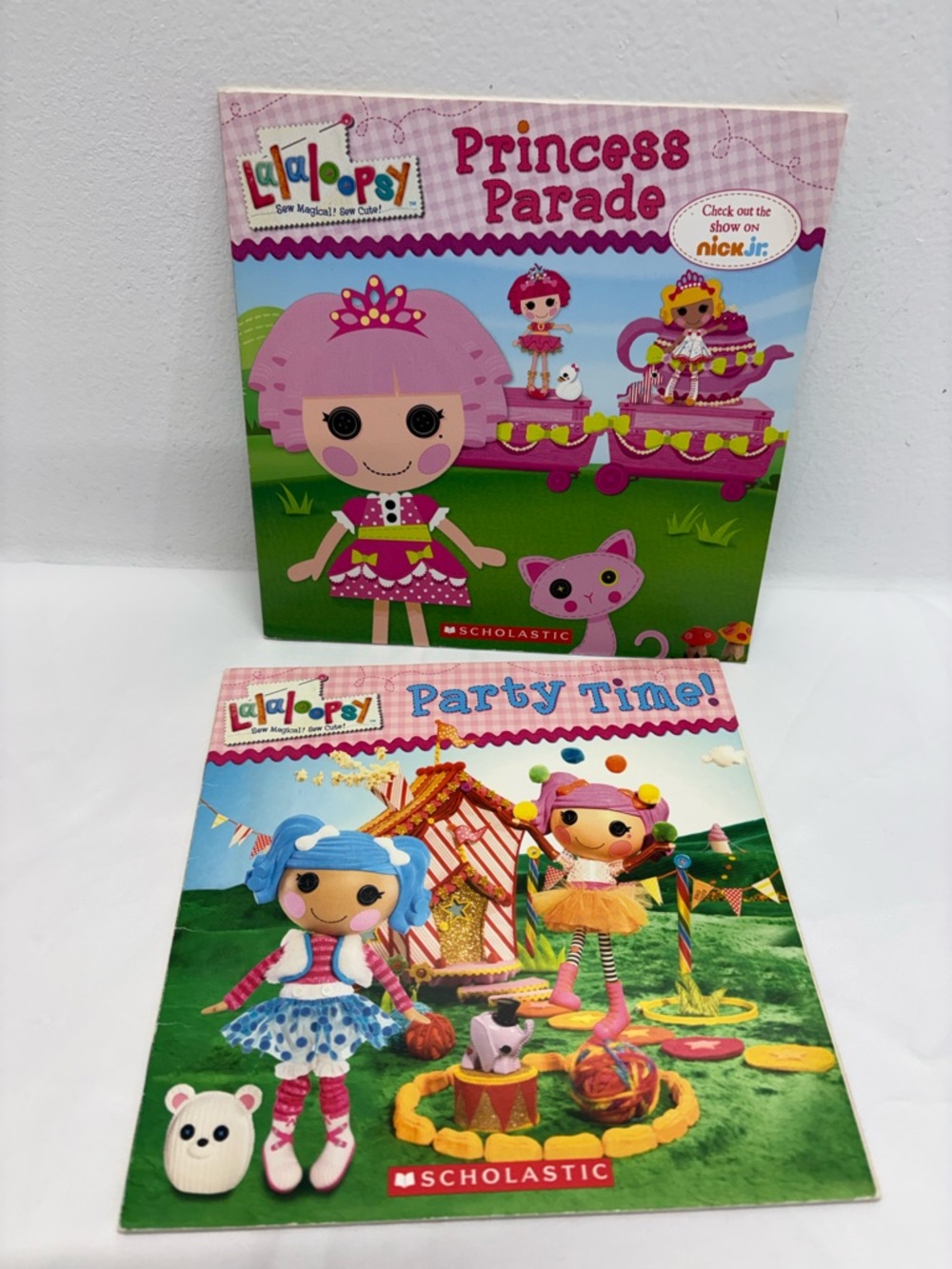 Lalaloopsy Princess Parade & Party Time Books - Pink, Blue, Green